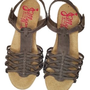 JollyPop Girls Youth Wedge Sandal